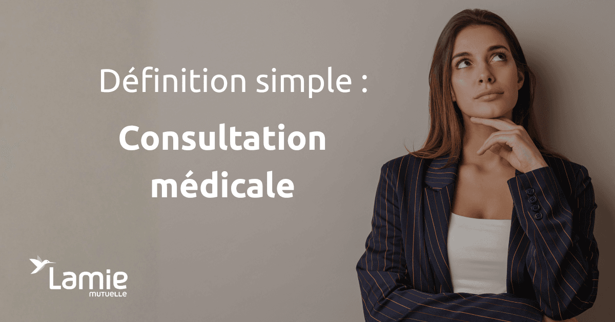 Femme qui réfléchit à ce qu'est une consultation médicale.