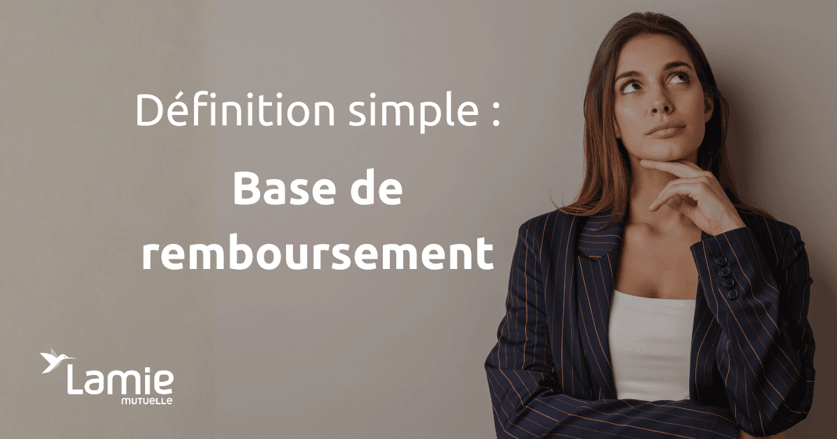 Lamie mutuelle : Femme qui réfléchit à ce qu'est une base de remboursement